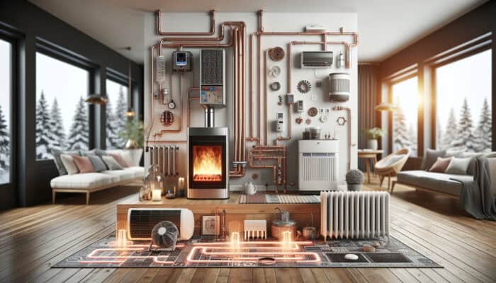 Heating Services in Burnaby: A cosy Burnaby home with various installed and maintained heating systems creating a warm atmosphere in winter.