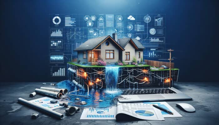 Drainage Repair Services in Langley: Langley home showing water damage due to drainage issues, needing urgent repairs.