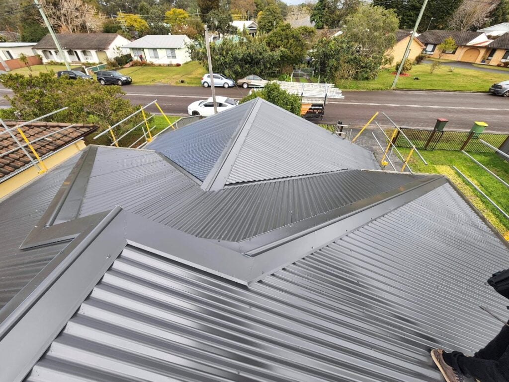 Colorbond metal roofing