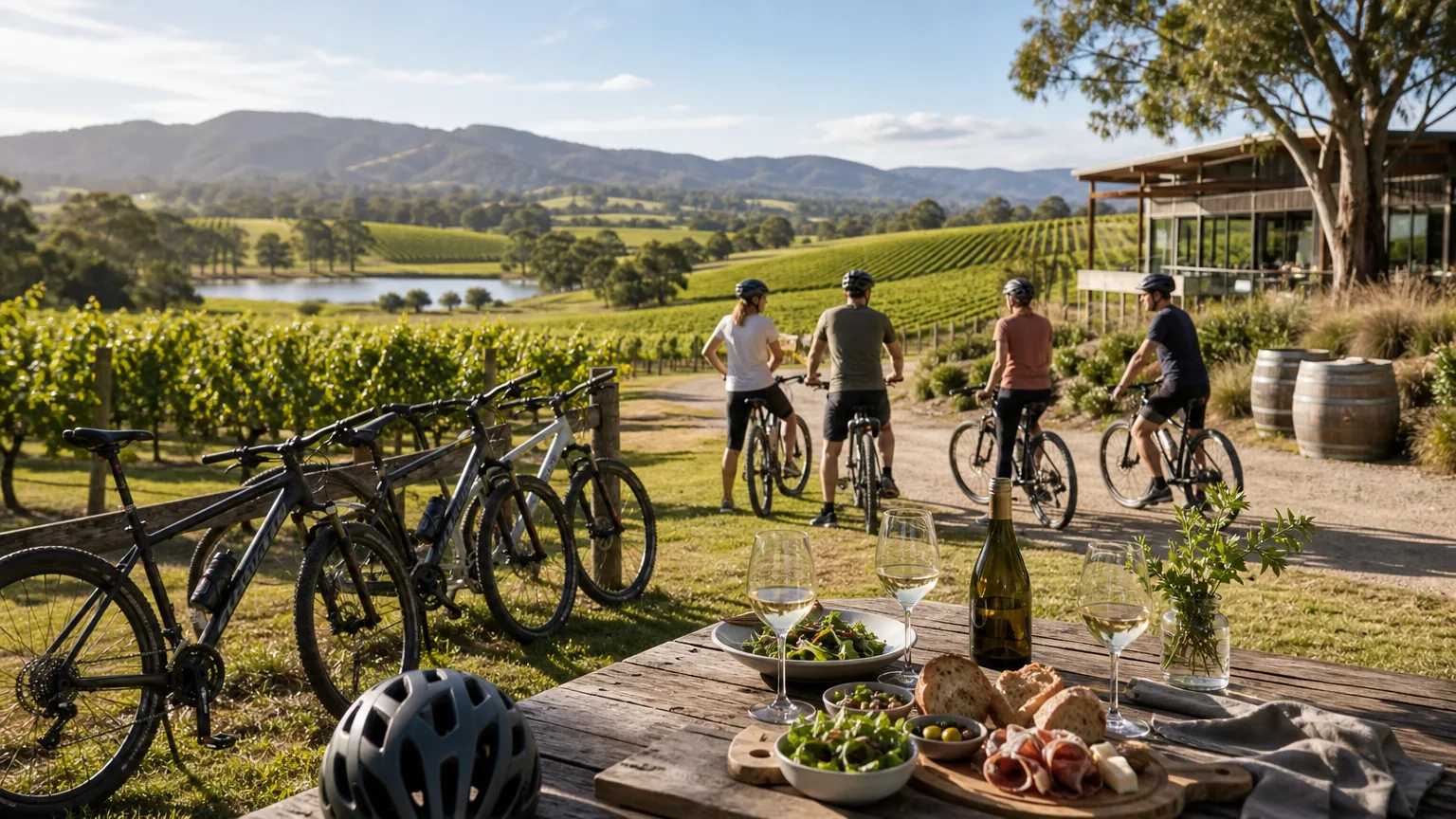 Yarra Valley Guided Bike Tour: visual reference for 5. Yarra Valley Guided Bike Tour: Active Adventures with Lunch and Flexible Winery Stops