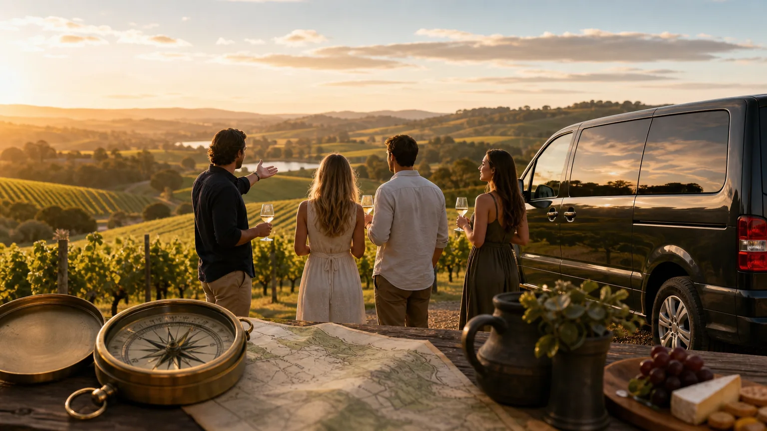 Wine Compass: visual reference for 6. Wine Compass: Customised Private Tours for Special Events