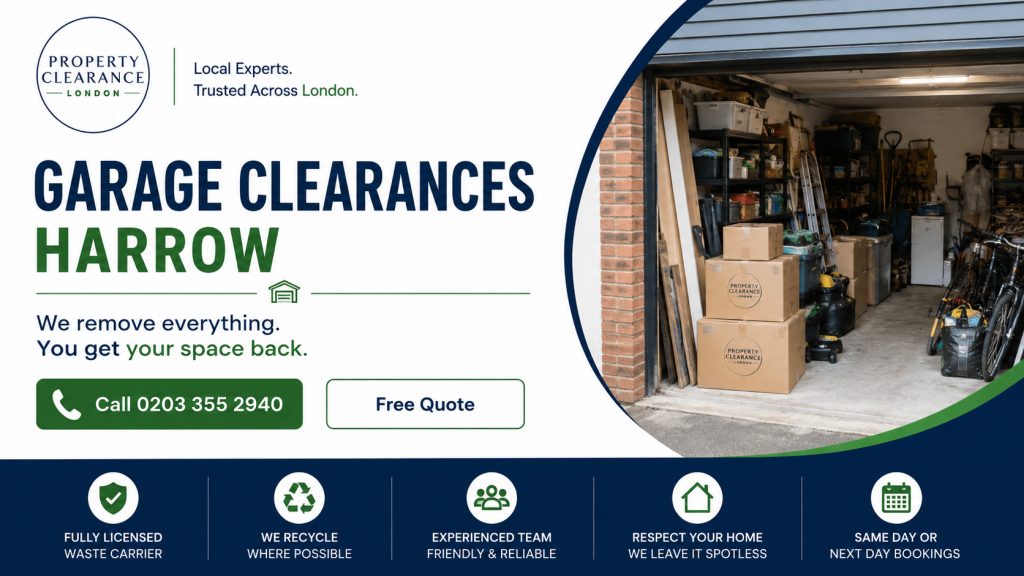 Garage Clearance Services in Harrow: Fast and Affordable Options