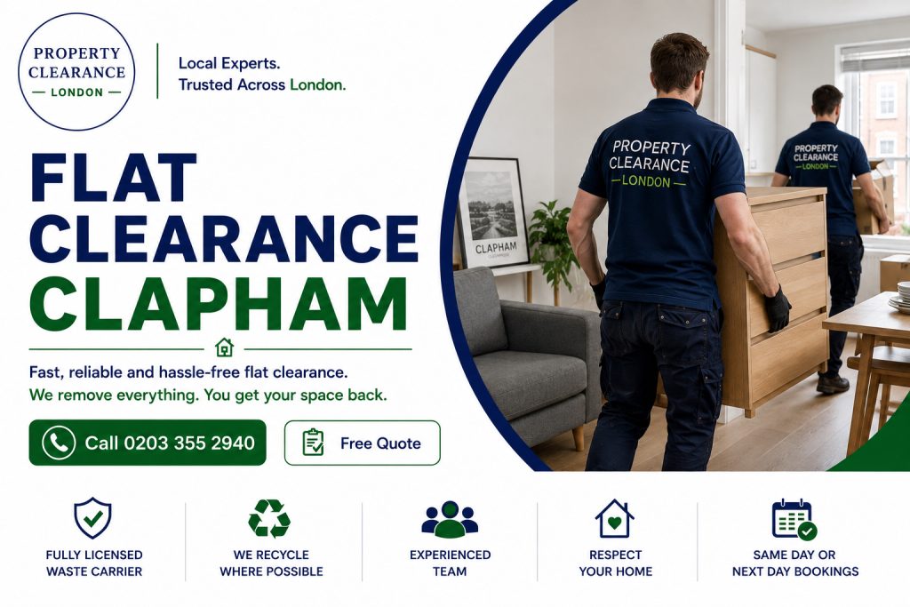 Flat Clearance Services by Trusted Local Experts in Clapham