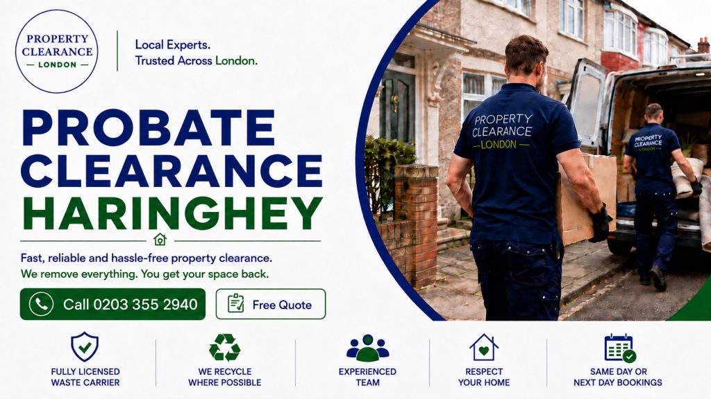 Probate House Clearance Services Offered by Haringey Experts